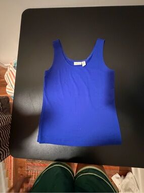 Chico's Royal Blue Scoop Neck Tank